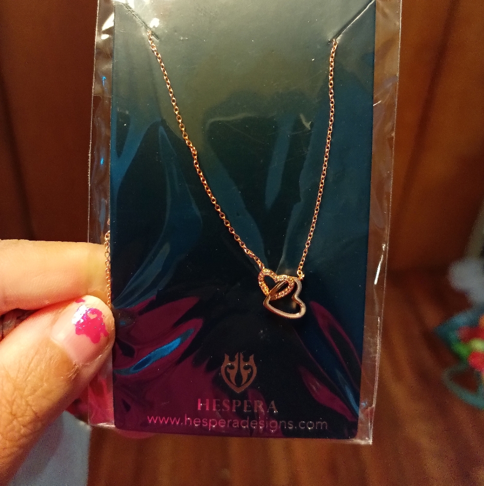 Heart necklace. Hespera brand.